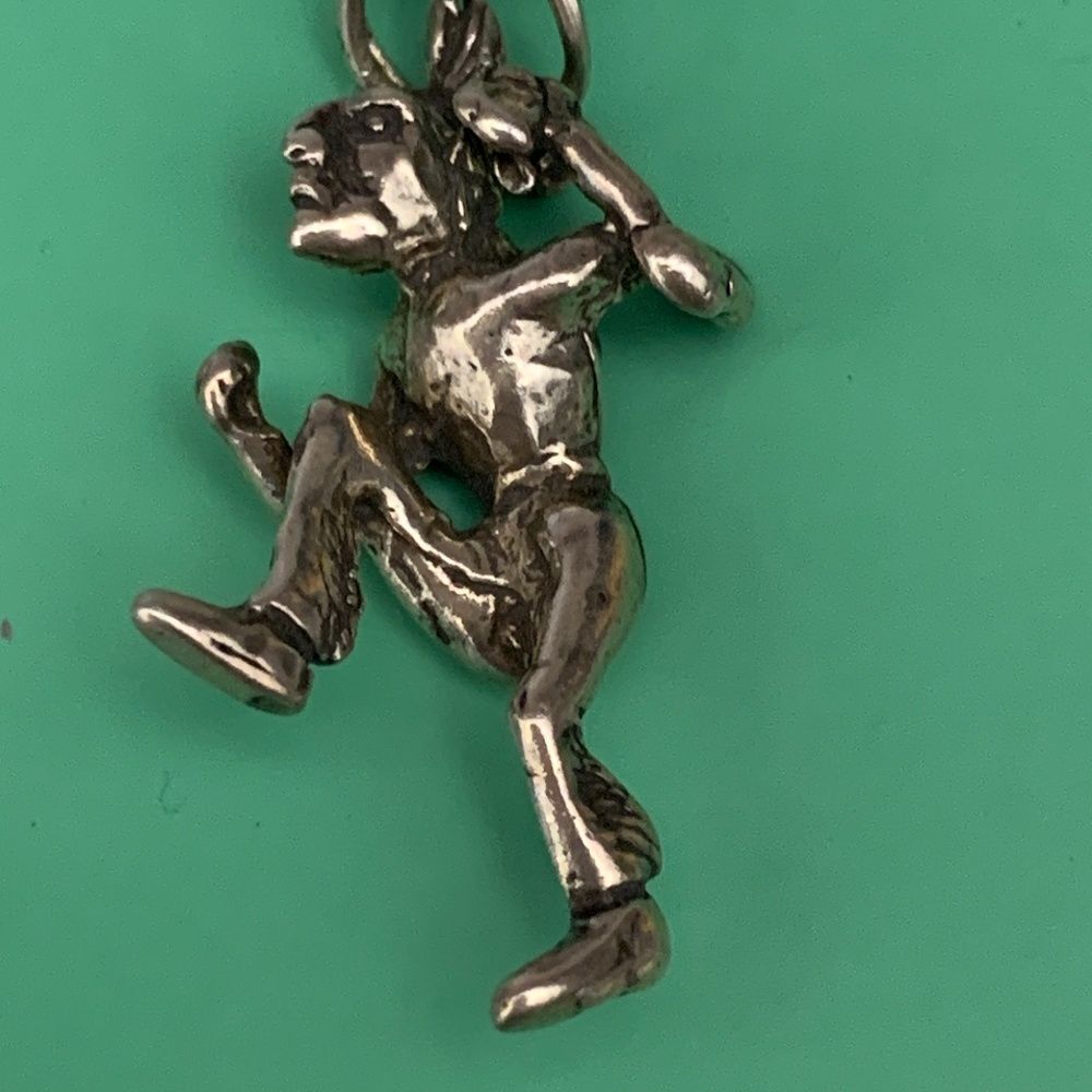 Indian Warrior Sterling Silver Jewelry Charm #southwestern